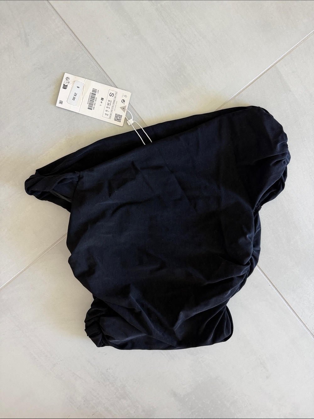 Black Women's Top with Tags Attached